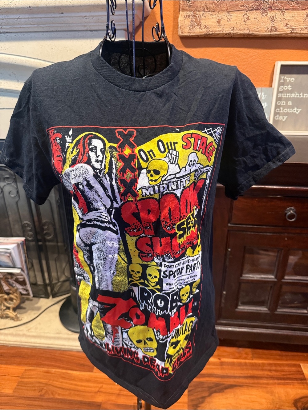 Rob Zombie Spook Sex Small Black T-Shirt